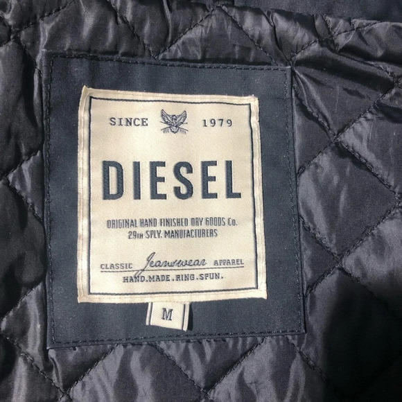 Diesel Women’s mid length jacket with drawstring waist (M) - Picture 3 of 16